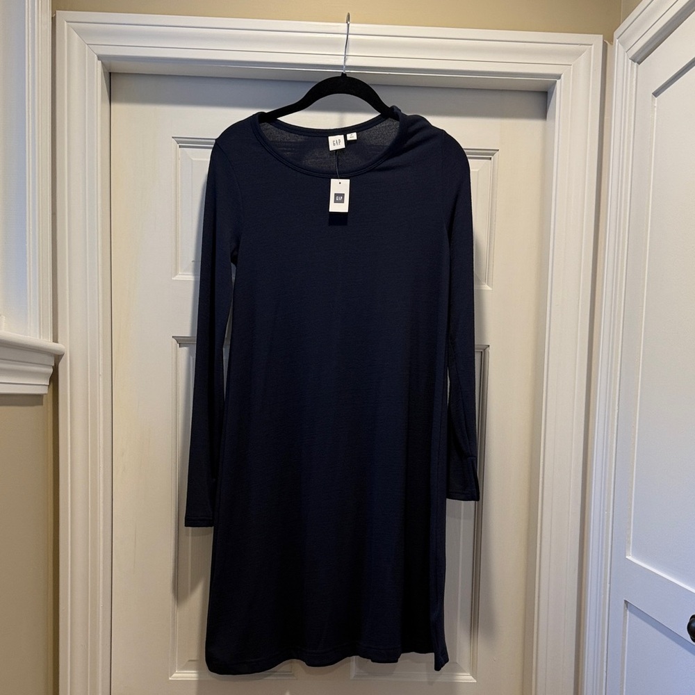 GAP Navy Long Sleeve Dress size xs